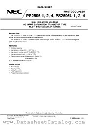 PS2506L-2-E3 datasheet pdf NEC