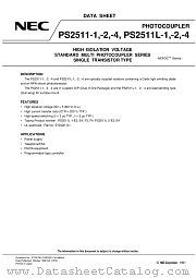 PS2511L-1-E3 datasheet pdf NEC