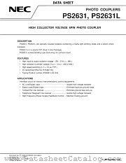 PS2631L datasheet pdf NEC