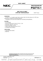 PS2715-1-F3 datasheet pdf NEC