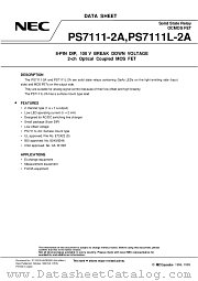 PS7111-2A datasheet pdf NEC