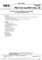 PS7112-1A datasheet pdf NEC
