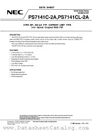 PS7141CL-2A datasheet pdf NEC