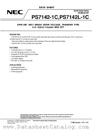 PS7142L-1C datasheet pdf NEC