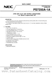 PS7200A-1A-F3 datasheet pdf NEC