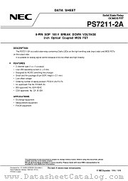 PS7211-2A-F4 datasheet pdf NEC