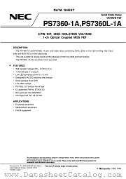 PS7360-1A datasheet pdf NEC