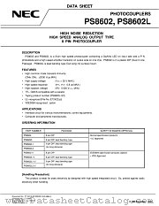 PS8602L1 datasheet pdf NEC
