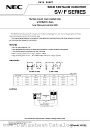 SVFC1C685M datasheet pdf NEC