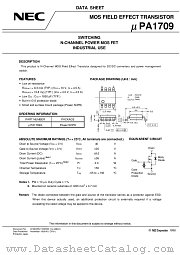 UPA1709 datasheet pdf NEC