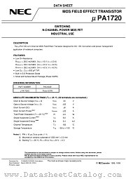 UPA1720 datasheet pdf NEC