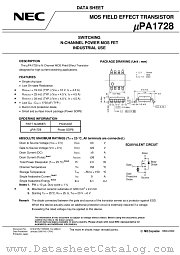 UPA1728 datasheet pdf NEC