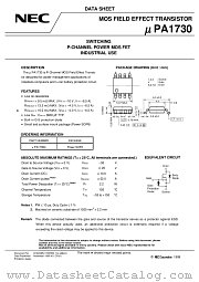 UPA1730 datasheet pdf NEC