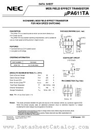 UPA611TA datasheet pdf NEC
