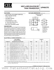 UPA862TD-T3 datasheet pdf NEC
