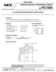 UPC1060 datasheet pdf NEC
