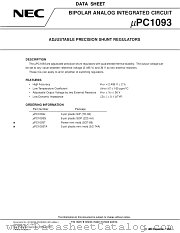 UPC1093G datasheet pdf NEC