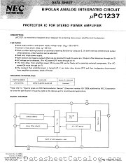 UPC1237 datasheet pdf NEC