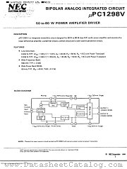 UPC1298V datasheet pdf NEC