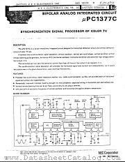 UPC1377C datasheet pdf NEC