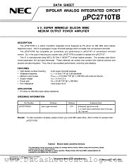 UPC2710TB datasheet pdf NEC