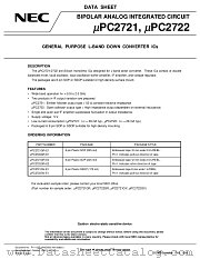 UPC2721 datasheet pdf NEC