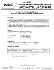 UPC2745TB datasheet pdf NEC