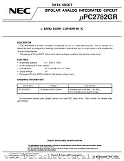 UPC2782GR datasheet pdf NEC