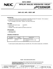 UPC3206GR datasheet pdf NEC
