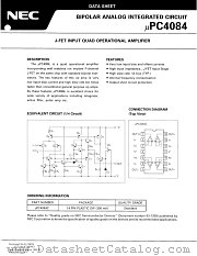 UPC4084C datasheet pdf NEC