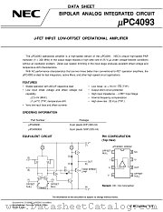 UPC4093 datasheet pdf NEC