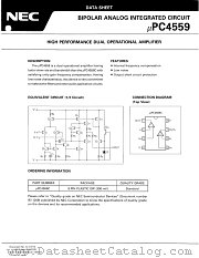 UPC4559C datasheet pdf NEC