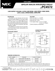 UPC4572C datasheet pdf NEC