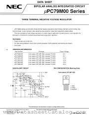UPC79M08HF datasheet pdf NEC