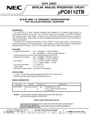 UPC2757T datasheet pdf NEC