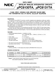 UPC8131TA-E3 datasheet pdf NEC