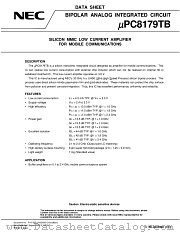 UPC8178TB datasheet pdf NEC