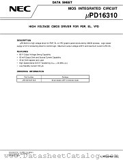 UPD16310 datasheet pdf NEC