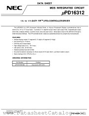 UPD16312 datasheet pdf NEC