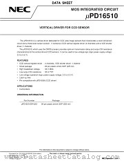 UPD16510 datasheet pdf NEC