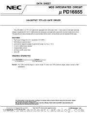 UPD16655N datasheet pdf NEC