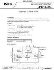 UPD16823GS datasheet pdf NEC