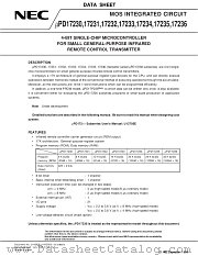 UPD17231 datasheet pdf NEC