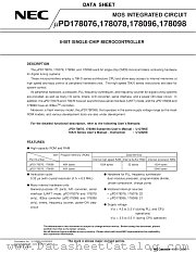 UPD178076GF datasheet pdf NEC