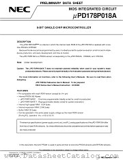 UPD178P018AGC-3B9 datasheet pdf NEC