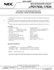 UPD17934 datasheet pdf NEC