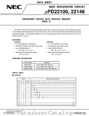 UPD22100C datasheet pdf NEC