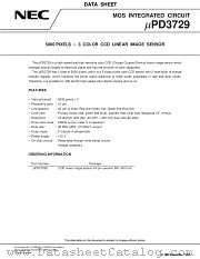UPD3729 datasheet pdf NEC
