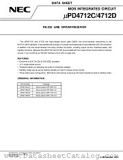 UPD4712C datasheet pdf NEC