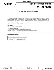 UPD4713AGT datasheet pdf NEC